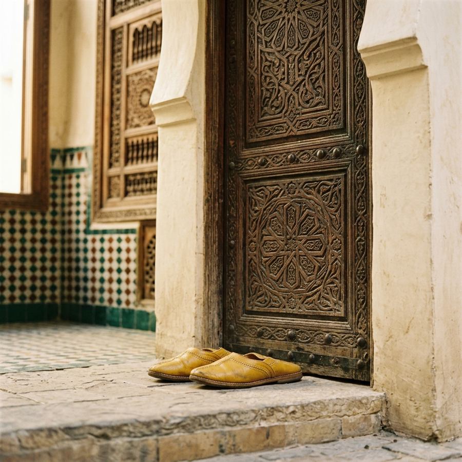 Babouches en cuir de Fès